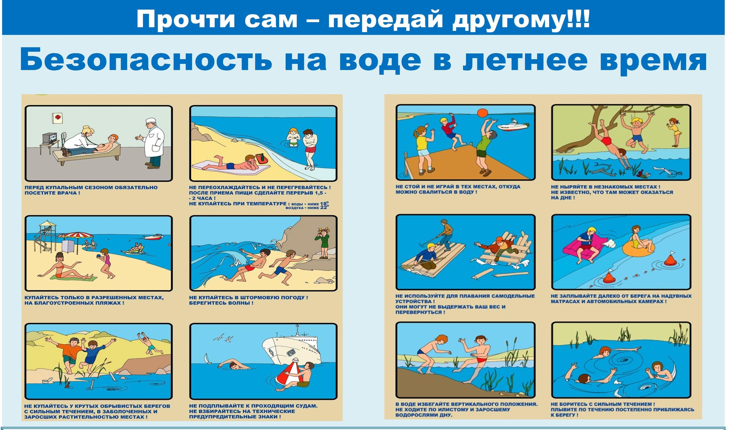 Опасные ситуации на воде презентация