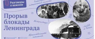 ЦИКЛ ВНЕКЛАССНЫХ ЗАНЯТИЙ: «РАЗГОВОРЫ О ВАЖНОМ»: ПРОРЫВ БЛОКАДЫ ЛЕНИНГРАДА